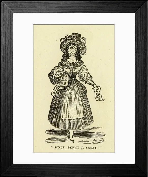 Framed Print : Songs, Penny a Sheet! Cries of London Framed Print : Songs, Penny a Sheet! Cries of London