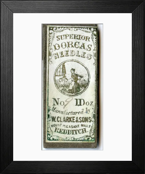 Framed Print : Superior Dorcas Sewing Needles packet Framed Print : Superior Dorcas Sewing Needles packet