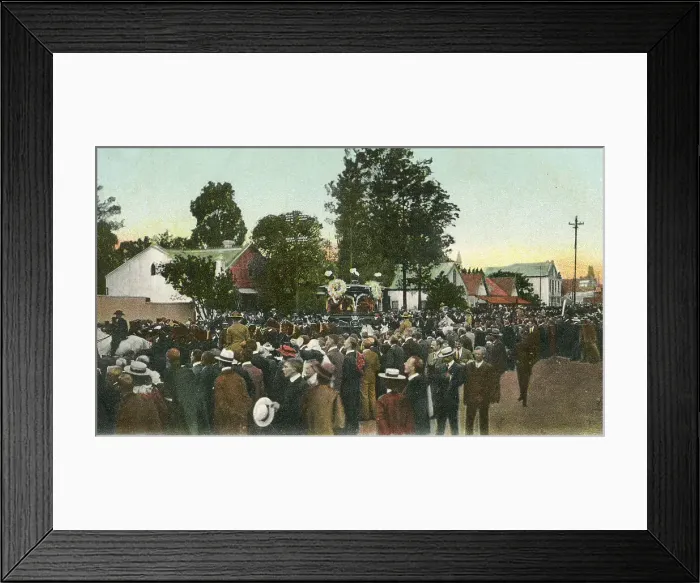 Framed Print : Funeral of the late President Kruger, South Africa Framed Print : Funeral of the late President Kruger, South Africa