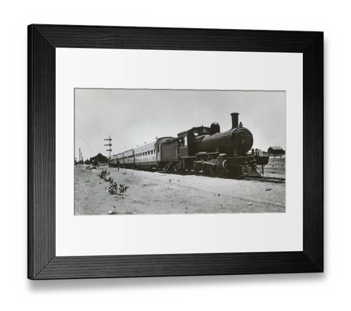 Framed Print : The Khartoum Express, Sudan Government Railway, Africa Framed Print : The Khartoum Express, Sudan Government Railway, Africa