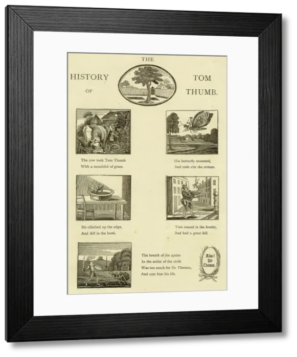 Framed Print : The History of Tom Thumb Framed Print : The History of Tom Thumb