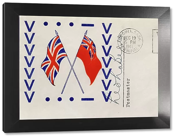 V for Victory - WW2 Canadian envelope
