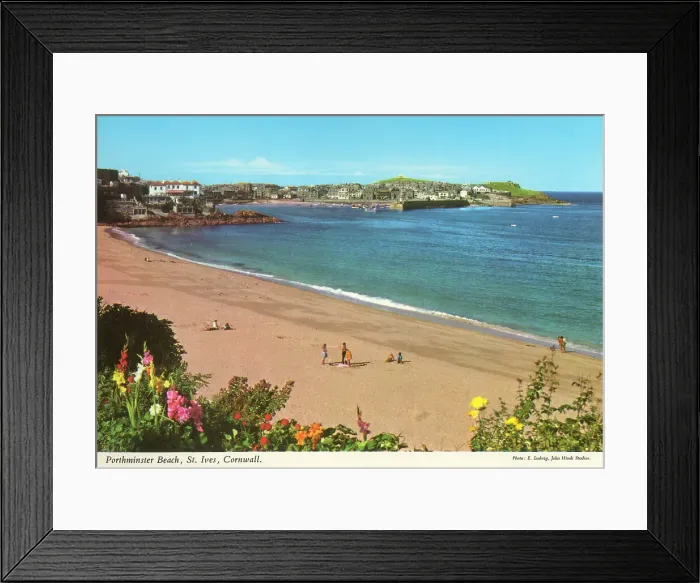 Framed Print : Cornwall, England - Porthminster Beach, St. Ives Framed Print : Cornwall, England - Porthminster Beach, St. Ives