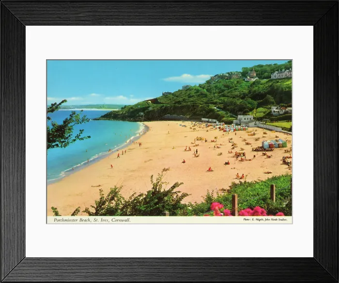 Framed Print : Cornwall, England - Porthminster Beach, St. Ives Framed Print : Cornwall, England - Porthminster Beach, St. Ives