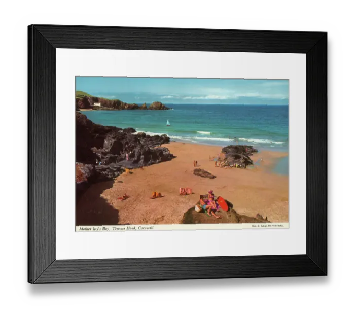 Framed Print : Cornwall, England - Mother Ivy's Bay, Trevose Head Framed Print : Cornwall, England - Mother Ivy's Bay, Trevose Head