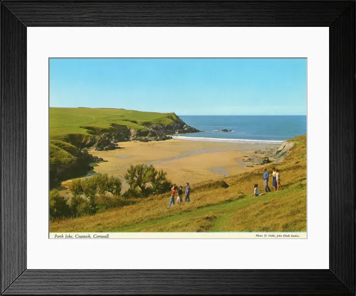 Framed Print : Cornwall, England - Porth Joke, Crantock Framed Print : Cornwall, England - Porth Joke, Crantock