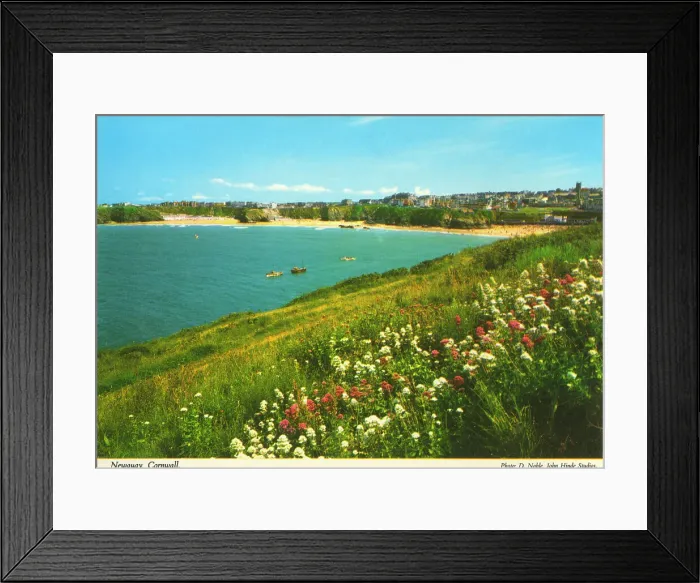 Framed Print : Cornwall, England - Newquay Framed Print : Cornwall, England - Newquay