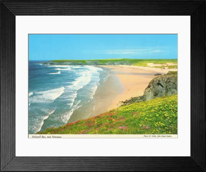 Framed Print : Cornwall, England - Holywell Bay, near Newquay Framed Print : Cornwall, England - Holywell Bay, near Newquay