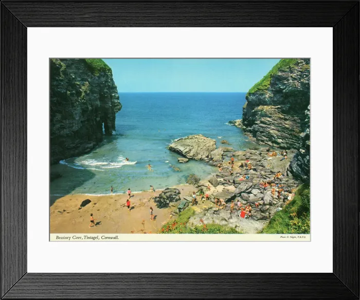Framed Print : Cornwall, England - Bossiney Cove, Tintagel Framed Print : Cornwall, England - Bossiney Cove, Tintagel