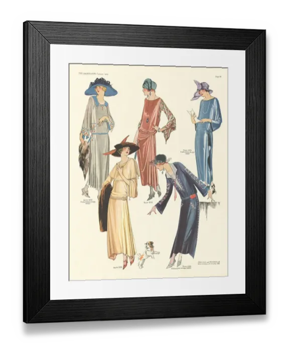 Framed Print : Ladies Dresses Framed Print : Ladies Dresses