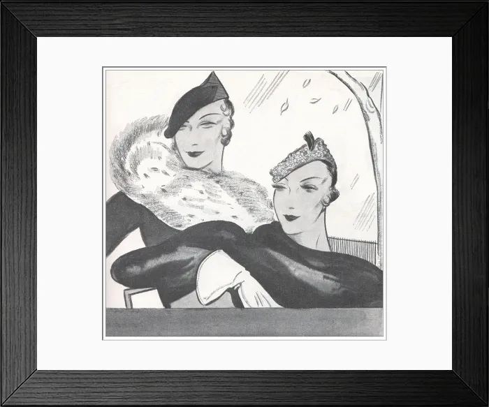 Framed Print : Stylish Ladies Framed Print : Stylish Ladies