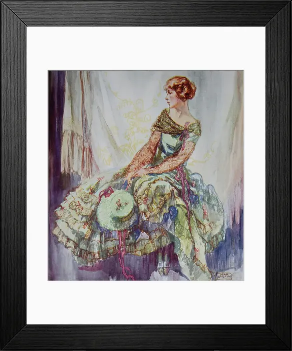 Framed Print : Modelling Dresses Framed Print : Modelling Dresses