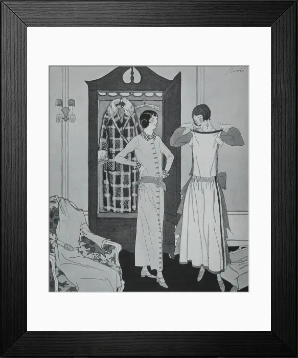 Framed Print : Trying on Clothes Framed Print : Trying on Clothes