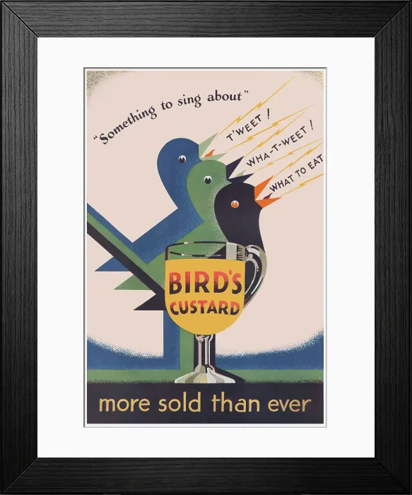 Framed Print : Bird's Custard Framed Print : Bird's Custard