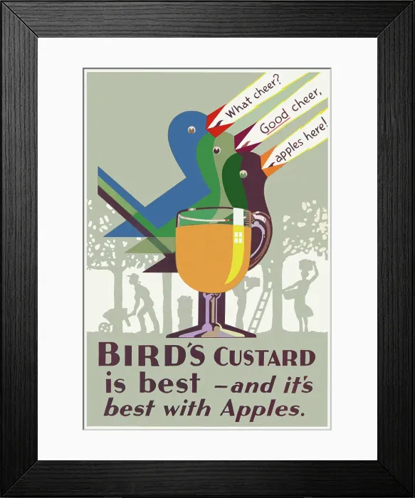 Framed Print : Bird's Custard Framed Print : Bird's Custard