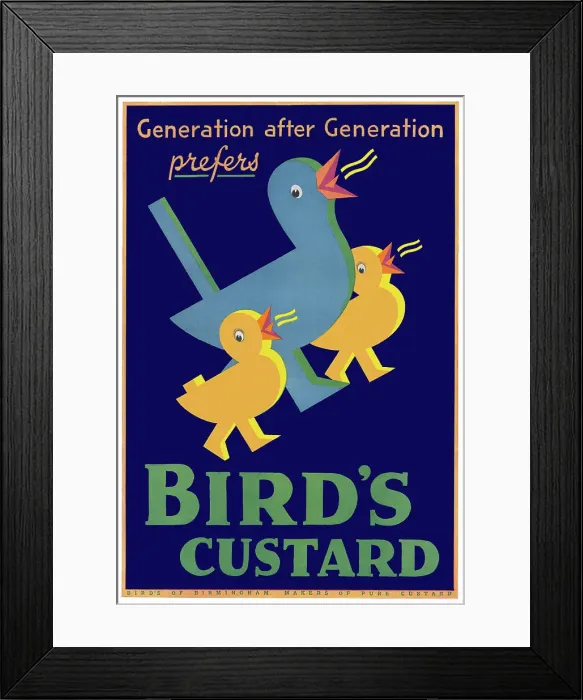 Framed Print : Bird's Custard Framed Print : Bird's Custard