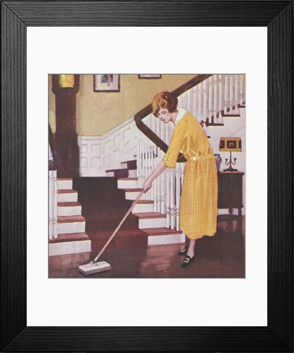 Framed Print : Floor Polishing Framed Print : Floor Polishing