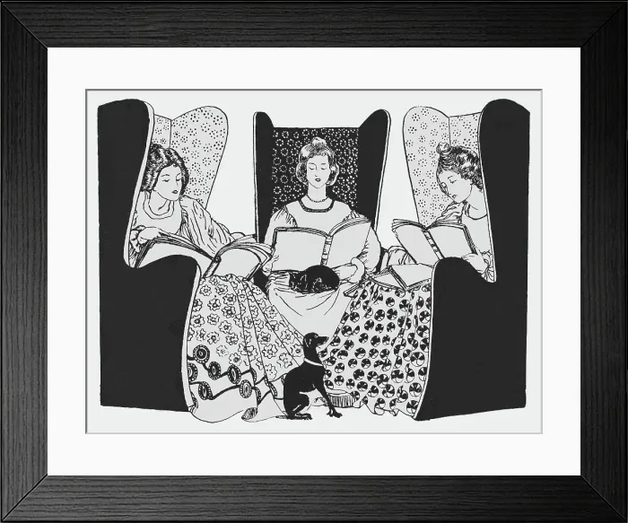 Framed Print : Ladies Reading Framed Print : Ladies Reading
