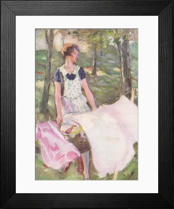 Framed Print : Basketful of Washing Framed Print : Basketful of Washing