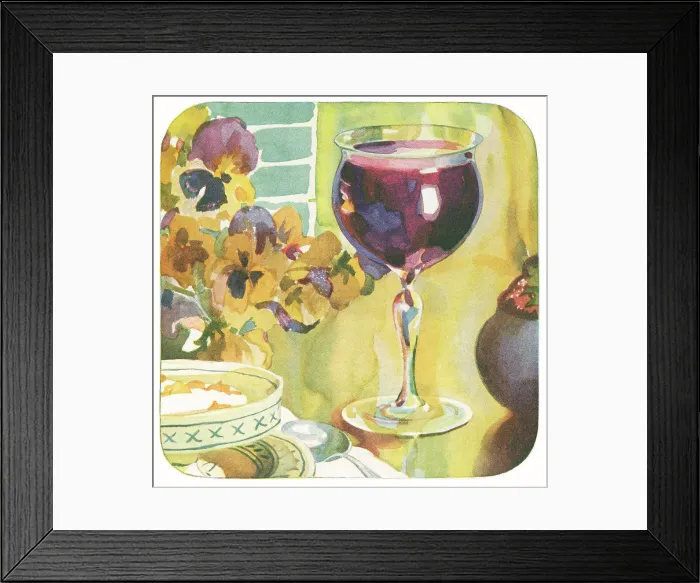 Framed Print : Glass of Wine Framed Print : Glass of Wine
