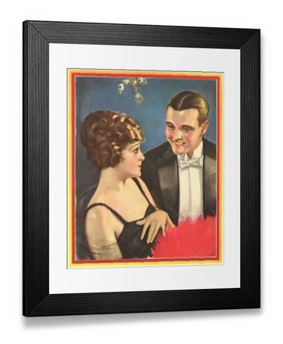 Framed Print : Under the Mistletoe Framed Print : Under the Mistletoe