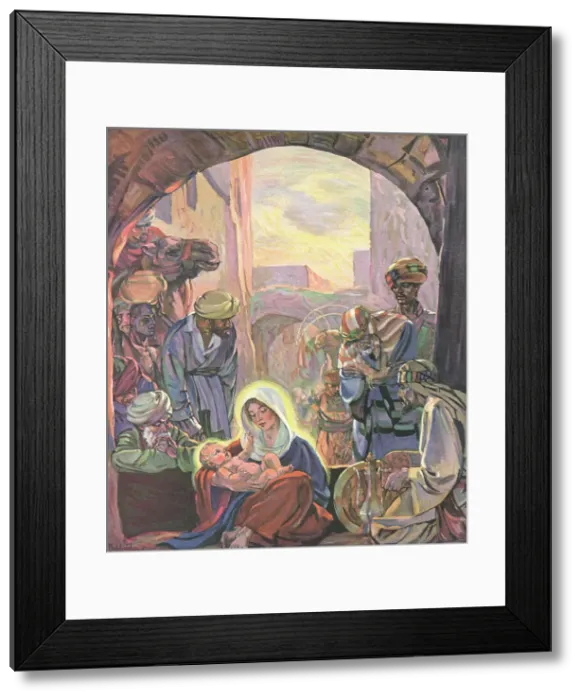 Framed Print : The Coming of the Magi Framed Print : The Coming of the Magi