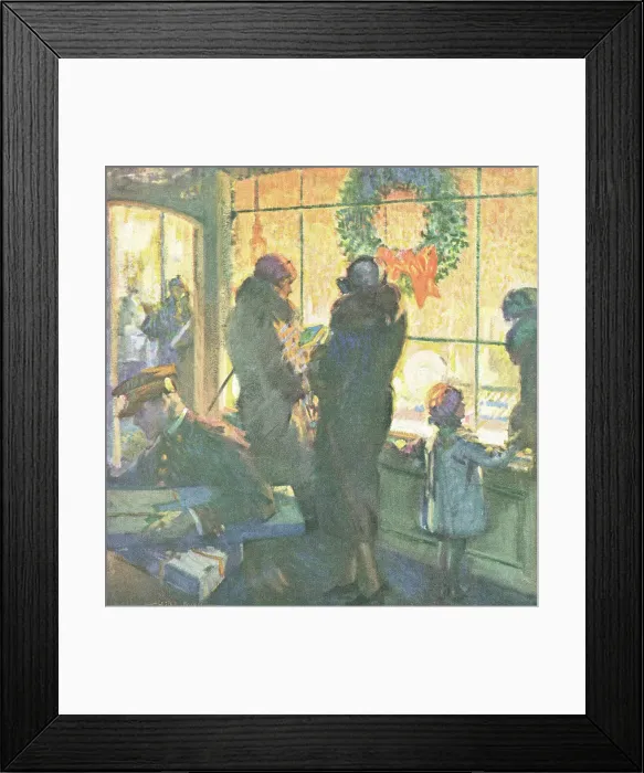 Framed Print : Christmas Shopping Framed Print : Christmas Shopping