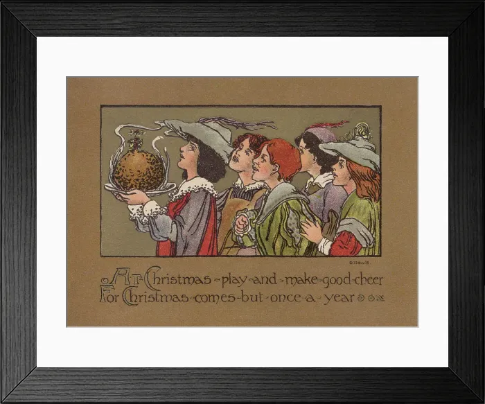 Framed Print : Medaeval Christmas Framed Print : Medaeval Christmas