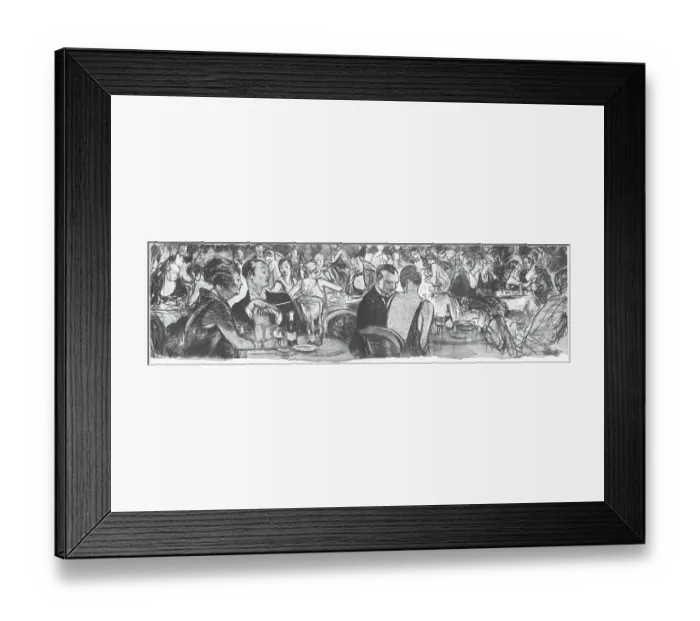 Framed Print : Busy Restaurant