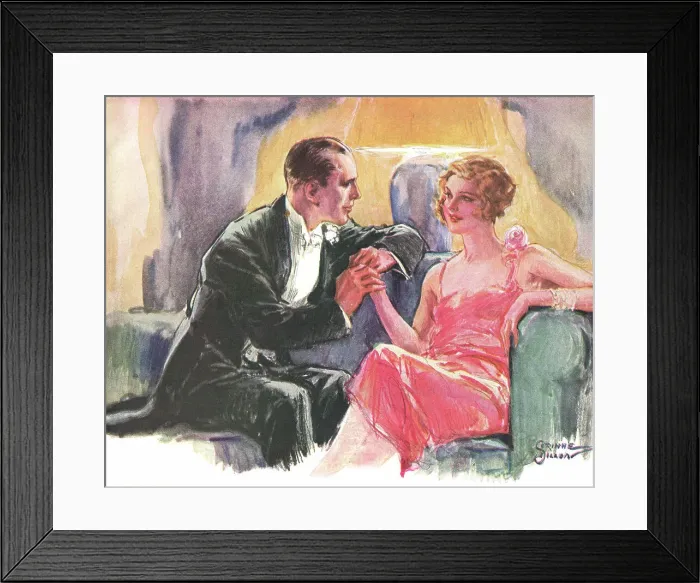 Framed Print : Romantic Couple Framed Print : Romantic Couple