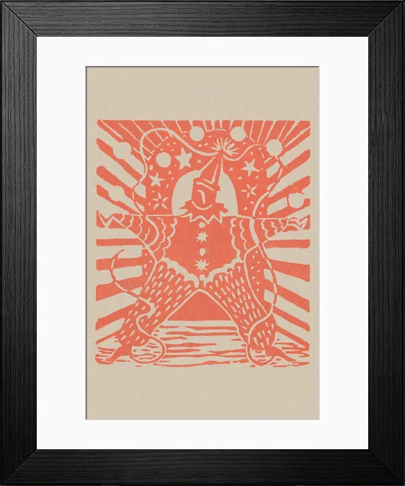 Framed Print : Clown (Pink) Framed Print : Clown (Pink)