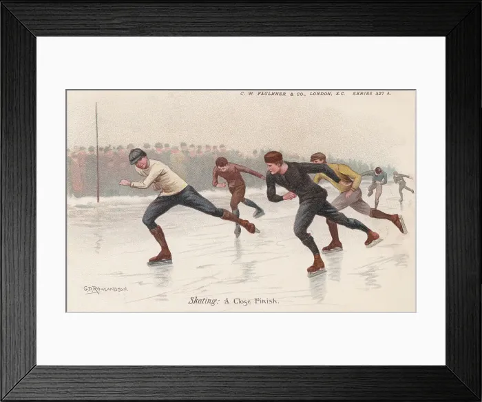 Framed Print : Skating on Ice Framed Print : Skating on Ice