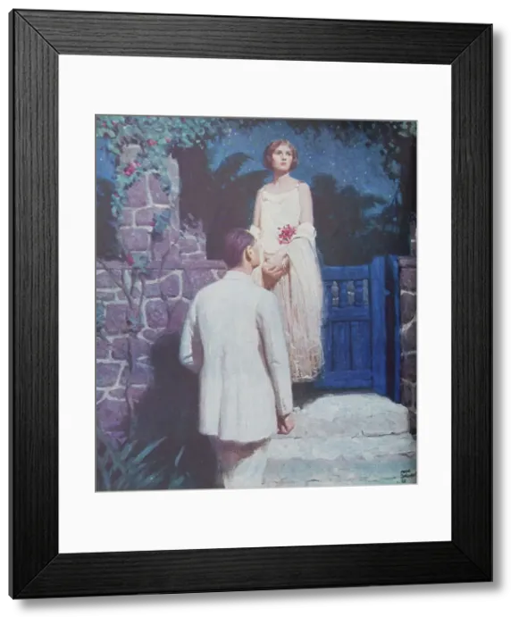 Framed Print : At the Garden Gate Framed Print : At the Garden Gate