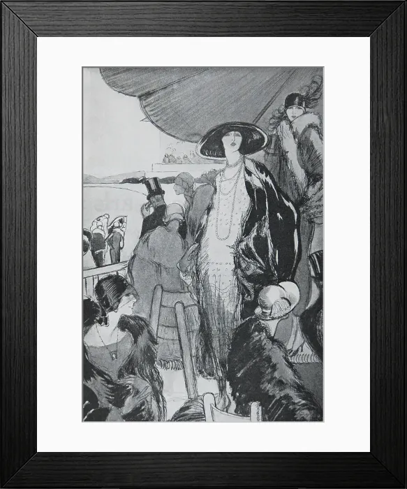 Framed Print : Ladies at the Races Framed Print : Ladies at the Races