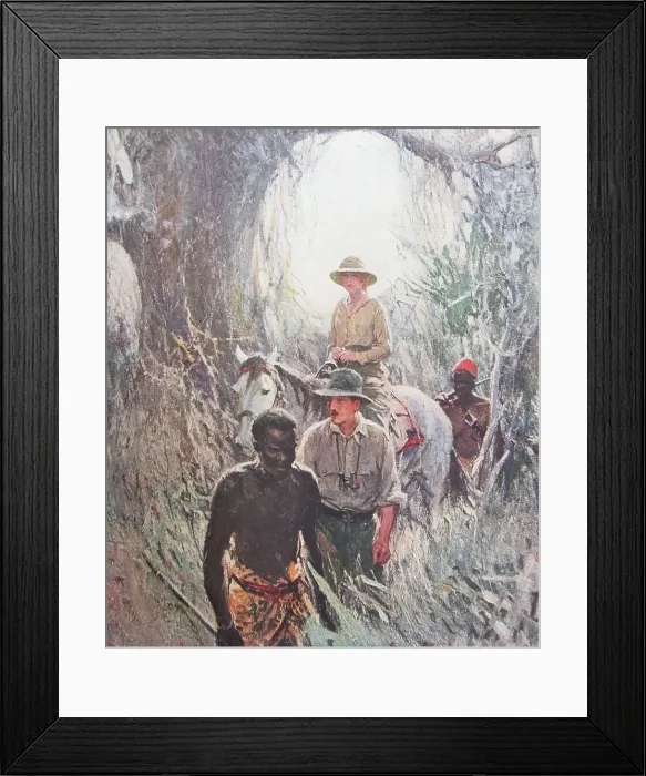 Framed Print : Traversing the Jungle Framed Print : Traversing the Jungle