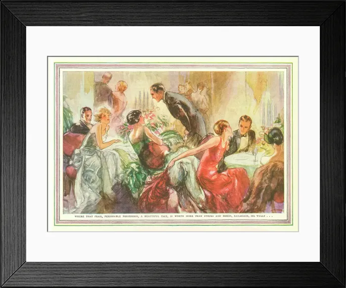 Framed Print : Partying Group Framed Print : Partying Group