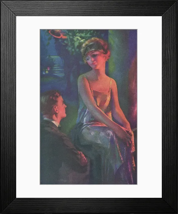 Framed Print : Romantic Couple Framed Print : Romantic Couple