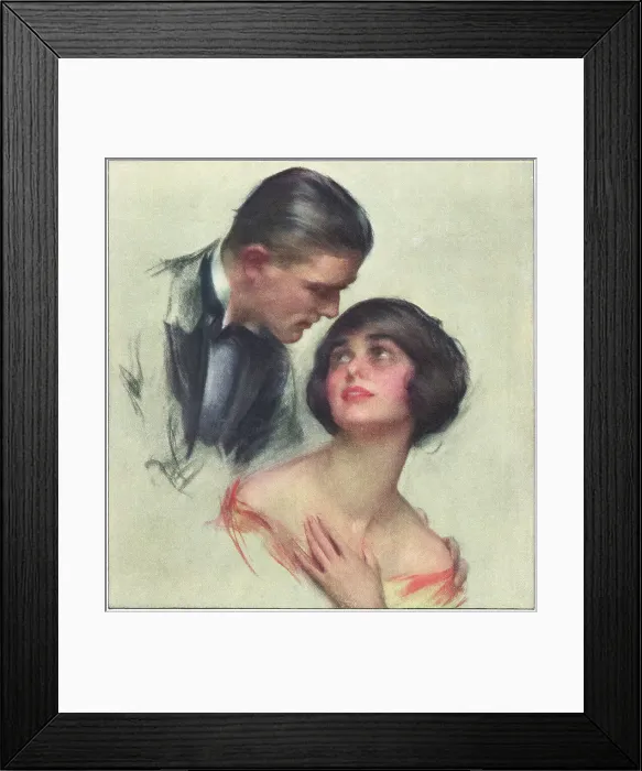 Framed Print : Romantic Couple Framed Print : Romantic Couple