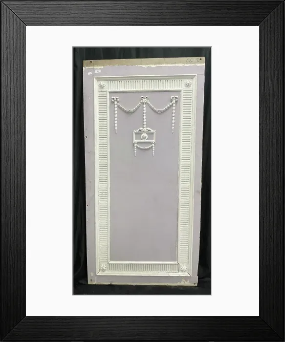 Framed Print : RMS Mauretania, First Class Louis XVI style decorative panel Framed Print : RMS Mauretania, First Class Louis XVI style decorative panel