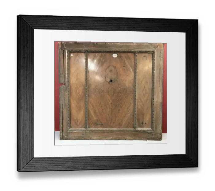 Framed Print : RMS Mauretania, First Class walnut panel for staircase area Framed Print : RMS Mauretania, First Class walnut panel for staircase area