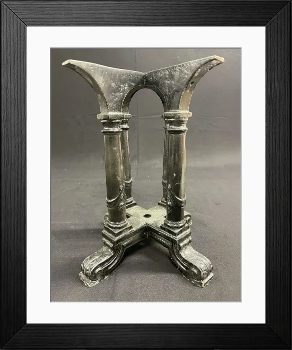 Framed Print : RMS Mauretania, First Class dining room, cast iron chair bas Framed Print : RMS Mauretania, First Class dining room, cast iron chair bas