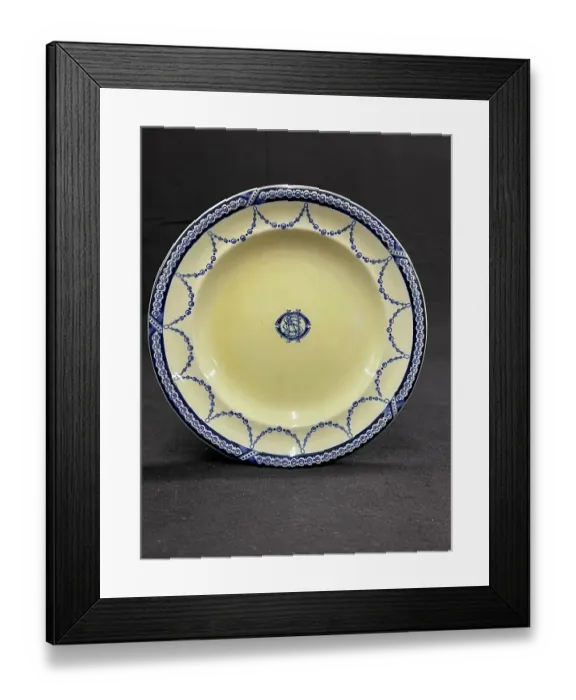 Framed Print : White Star Line, Stonier OSNC Bradford side plate Framed Print : White Star Line, Stonier OSNC Bradford side plate