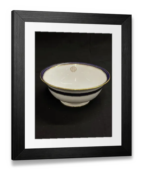 Framed Print : White Star Line, Copeland Spode OSNC fruit bowl Framed Print : White Star Line, Copeland Spode OSNC fruit bowl