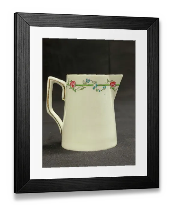 Framed Print : White Star Line, First Class rose design milk jug Framed Print : White Star Line, First Class rose design milk jug
