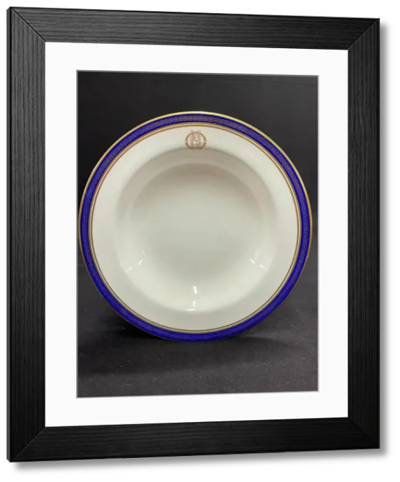 Framed Print : White Star Line, Copeland Spode soup bowl Framed Print : White Star Line, Copeland Spode soup bowl