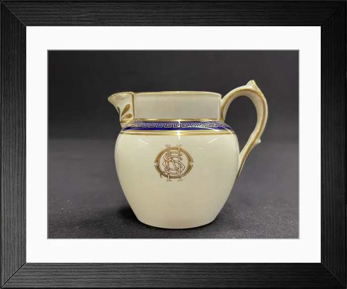 Framed Print : White Star Line, First Class OSNC milk jug Framed Print : White Star Line, First Class OSNC milk jug