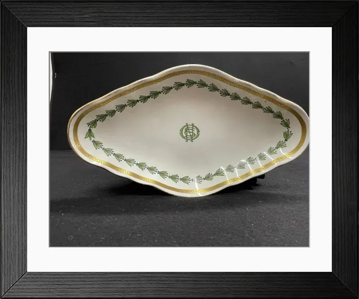 Framed Print : White Star Line, Stonier OSNC lozenge dish Framed Print : White Star Line, Stonier OSNC lozenge dish