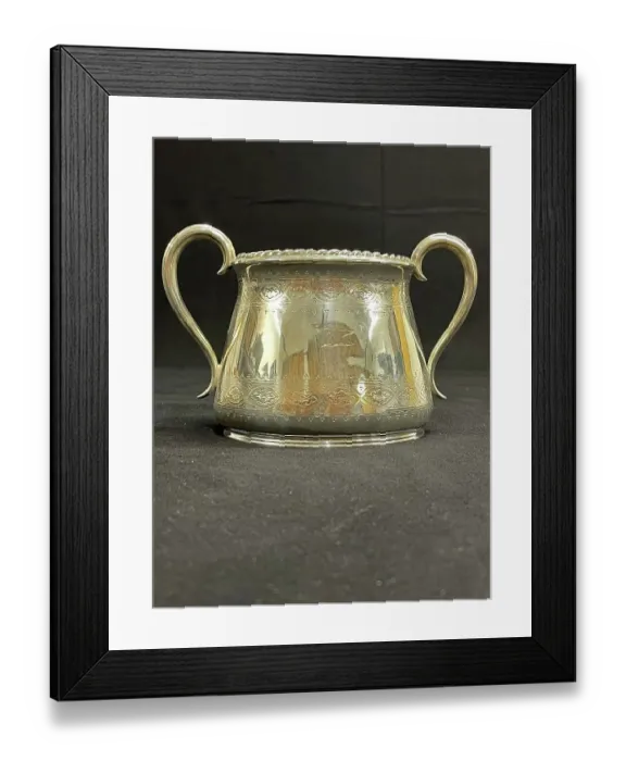 Framed Print : White Star Line, First Class Elkington plate bowl Framed Print : White Star Line, First Class Elkington plate bowl