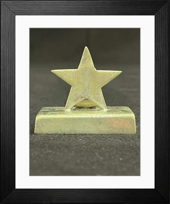 Framed Print : White Star Line, First Class silver plated menu holder Framed Print : White Star Line, First Class silver plated menu holder