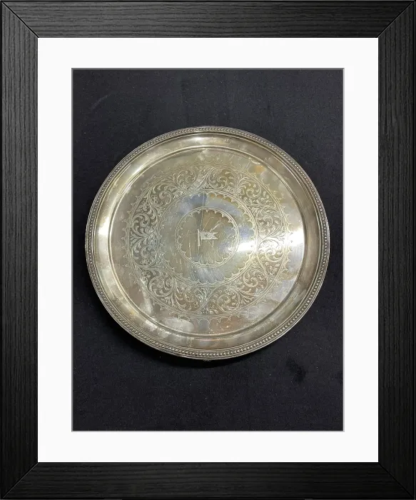 Framed Print : White Star Line, First Class Elkington plate serving tray Framed Print : White Star Line, First Class Elkington plate serving tray